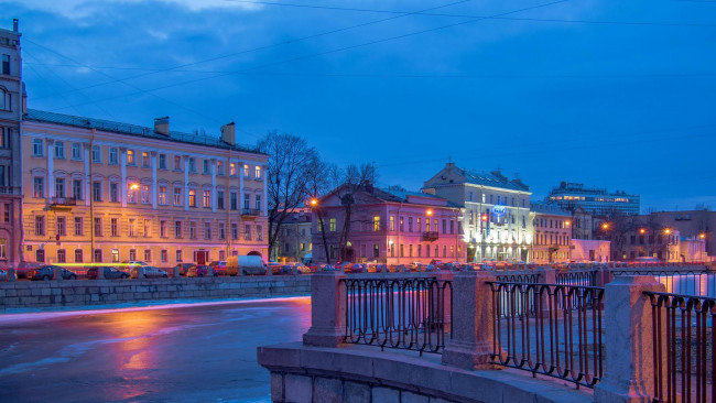 Обои картинки фото города, санкт-петербург,  петергоф , россия, st, petersburg, fontanka, river