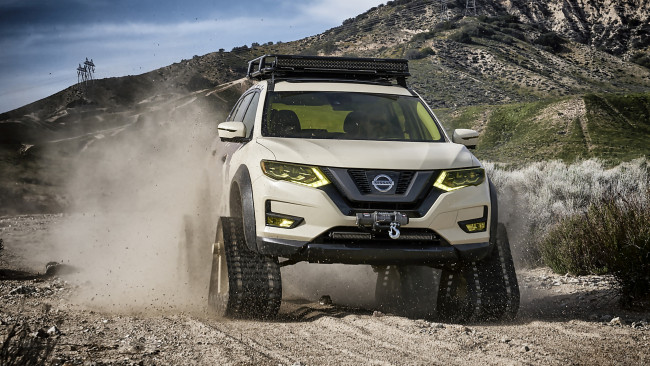 Обои картинки фото nissan rogue trail warrior concept 2017, автомобили, nissan, datsun, 2017, concept, warrior, trail, rogue