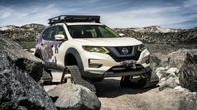 Обои картинки фото nissan rogue trail warrior concept 2017, автомобили, nissan, datsun, 2017, concept, warrior, trail, rogue