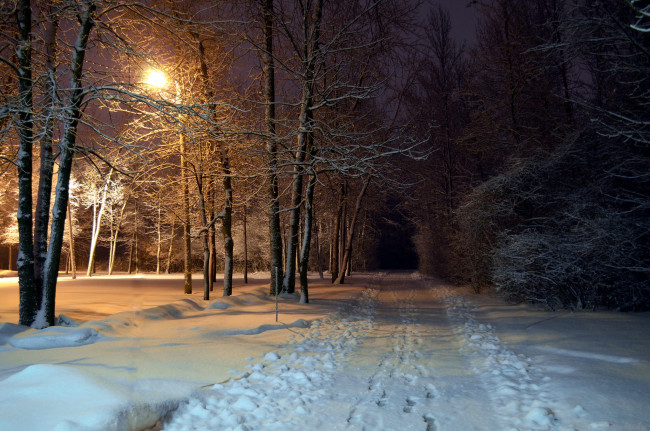 Обои картинки фото природа, зима, простор