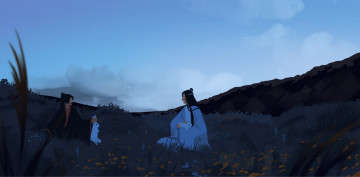 Картинка аниме mo+dao+zu+shi вэй усянь лань ванцзы кролики поляна