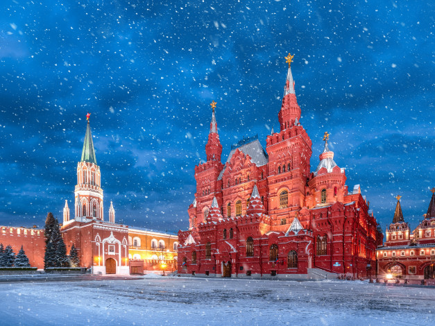 Обои картинки фото города, москва , россия, красная, площадь