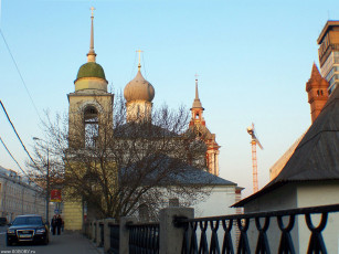 Картинка москва варварка весна города россия