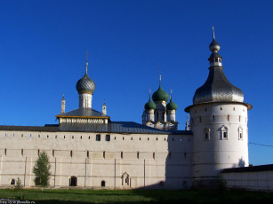 Картинка ростов башни кремля города православные церкви монастыри