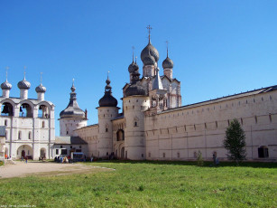 обоя ростов, кремль, города, православные, церкви, монастыри