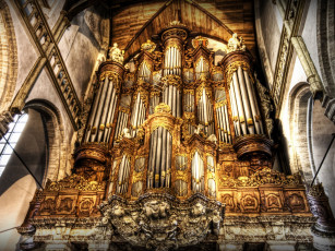 обоя organ, музыка, музыкальные, инструменты, орган