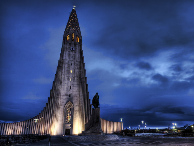 Обои картинки фото города, рейкьявик, исландия