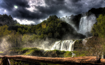 обоя природа, водопады