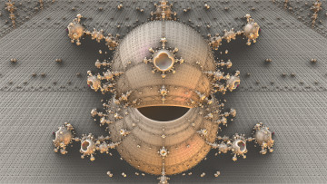 Картинка 3д+графика fractal+ фракталы фон узор цвета
