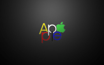 Картинка компьютеры apple mac эмблема логотип яблоко текст