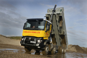 Картинка автомобили renault+trucks renault c 430 8x4 tipper uk-spec 2013г