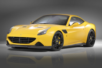 обоя автомобили, ferrari, novitec, rosso, california, t, 2015г, желтый