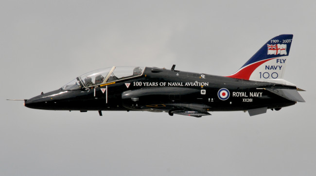Обои картинки фото royal navy hawk t1a, авиация, боевые самолёты, спарка