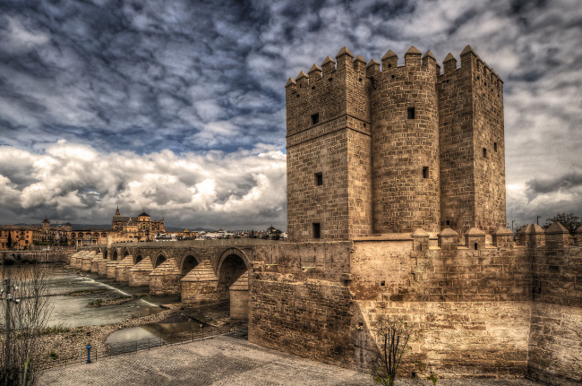 Обои картинки фото fortaleza, города, - дворцы,  замки,  крепости, крепость, мост, река