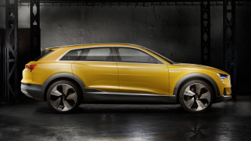 обоя audi h-tron quattro concept 2016, автомобили, audi, h-tron, quattro, concept, 2016, жёлтый