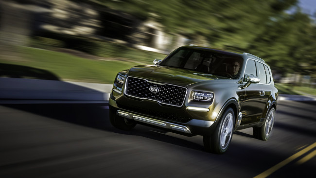 Обои картинки фото kia telluride concept 2016, автомобили, kia, telluride, concept, 2016, джип, внедорожник