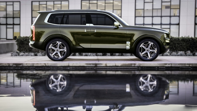 Обои картинки фото kia telluride concept 2016, автомобили, kia, telluride, concept, 2016, джип, внедорожник