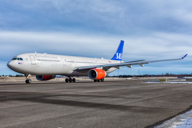 Обои картинки фото airbus a330-343, авиация, пассажирские самолёты, авиалайнер