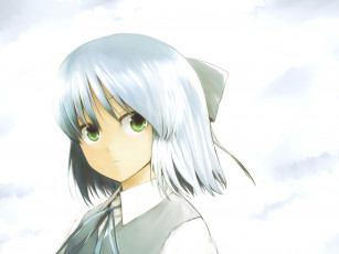 Картинка аниме touhou фон взгляд девушка
