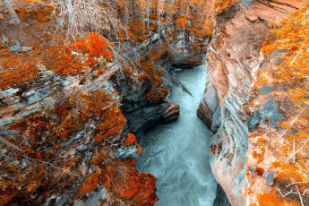 Картинка природа реки озера ущелье река осень
