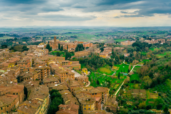 Обои картинки фото siena, города, - панорамы, простор