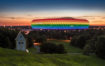 Картинка города мюнхен+ германия стадион