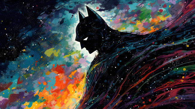 Обои картинки фото рисованное, комиксы, batman, нейросети