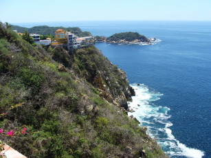 Картинка природа побережье acapulco