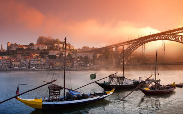 Картинка корабли лодки шлюпки венеция мост город гондолы
