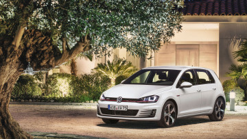 Картинка автомобили volkswagen golf gti car