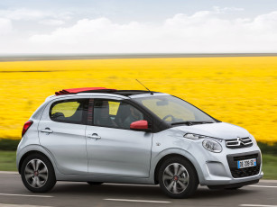 обоя автомобили, citroen, citroеn, c1, airscape, 5-door, 2014, светлый