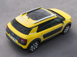 обоя автомобили, citroen, citroеn, c4, cactus, 2014г, желтый