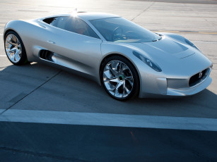 Картинка автомобили jaguar c-x75 маталик concept