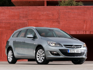 Картинка автомобили opel astra sports tourer j серый