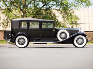 обоя автомобили, packard, deluxe, темный, 745, lebaron, eight, all-, car, town, weather, 1930г