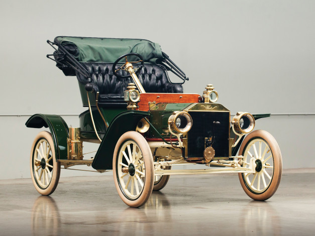 Обои картинки фото автомобили, классика, ford, model, r, runabout, 1907, г