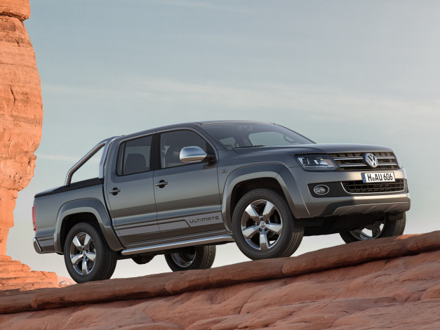 Обои картинки фото автомобили, volkswagen, 2014г, ultimate, amarok