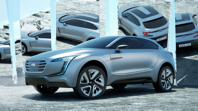 Обои картинки фото subaru viziv concept 2013, автомобили, subaru, 2013, concept, viziv, crossover