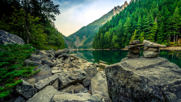 Картинка природа реки озера лес горы река
