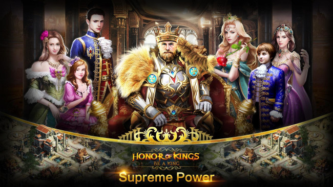 Обои картинки фото видео игры, honor of kings, король, семья