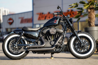 обоя харлей, мотоциклы, harley-davidson, мотоцикл, байк, thunderbike, customs