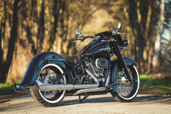 обоя harley, мотоциклы, harley-davidson, thunderbike, customs, мотоцикл, байк