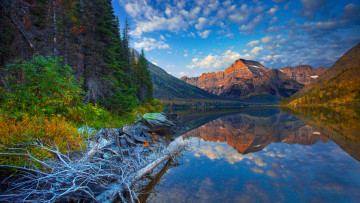 обоя lake josephine, montana, природа, реки, озера, lake, josephine
