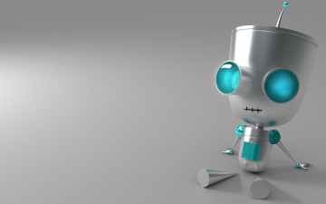 Картинка 3д графика modeling моделирование робот