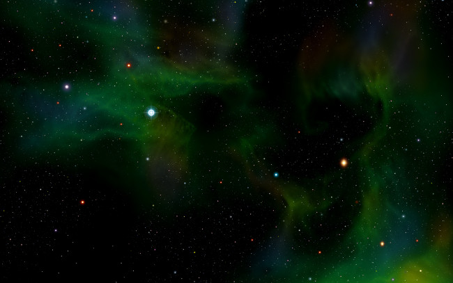 Обои картинки фото космос, звезды, созвездия, хаббл, телескоп, снимок, зеленый