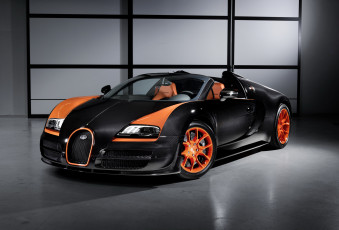 Картинка 2013 bugatti veyron 16 grand sport vitesse автомобили