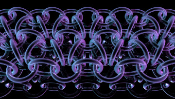 Картинка 3д графика fractal фракталы кольца