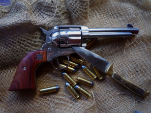 обоя ruger vaquero , 45lc, оружие, револьверы, патроны, револьвер