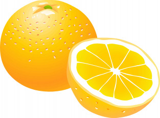 Картинка векторная+графика еда фон апельсины