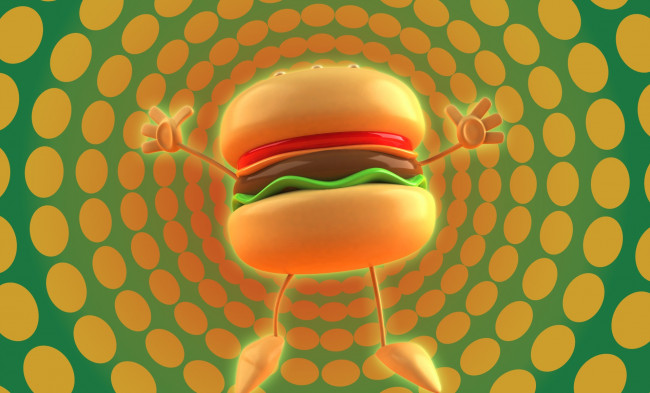 Обои картинки фото векторная графика, еда, бутерброд